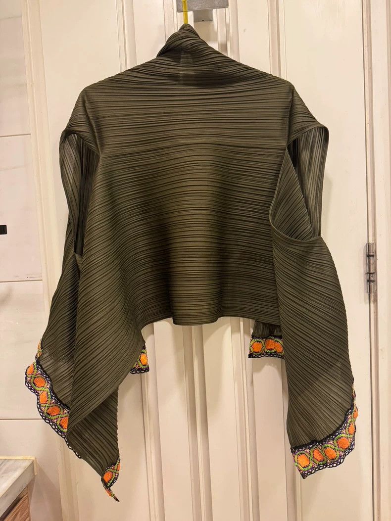 Issey Miyake Issey Miyake Green cardigan Size M / US 6-8 / IT 42-44 - 2 Thumbnail