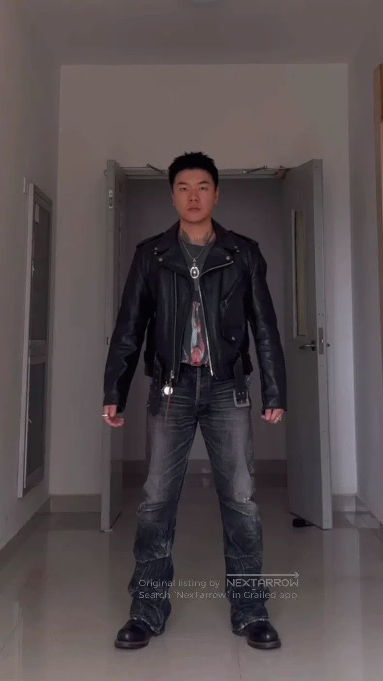 Schott Schott 618 Leather Jacket Size US XXS / EU 40 - 1 Thumbnail