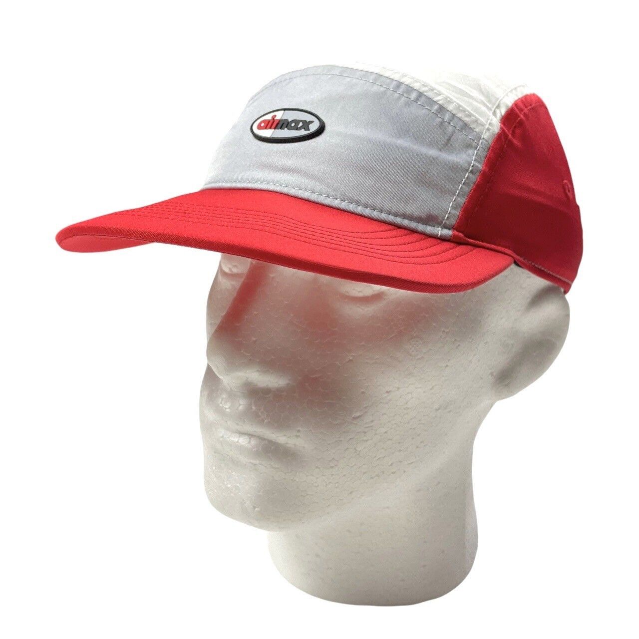 Nike Vintage Nike Hat Cap Red White Grey Air Max AW84 5 Panel Size ONE SIZE - 2 Thumbnail