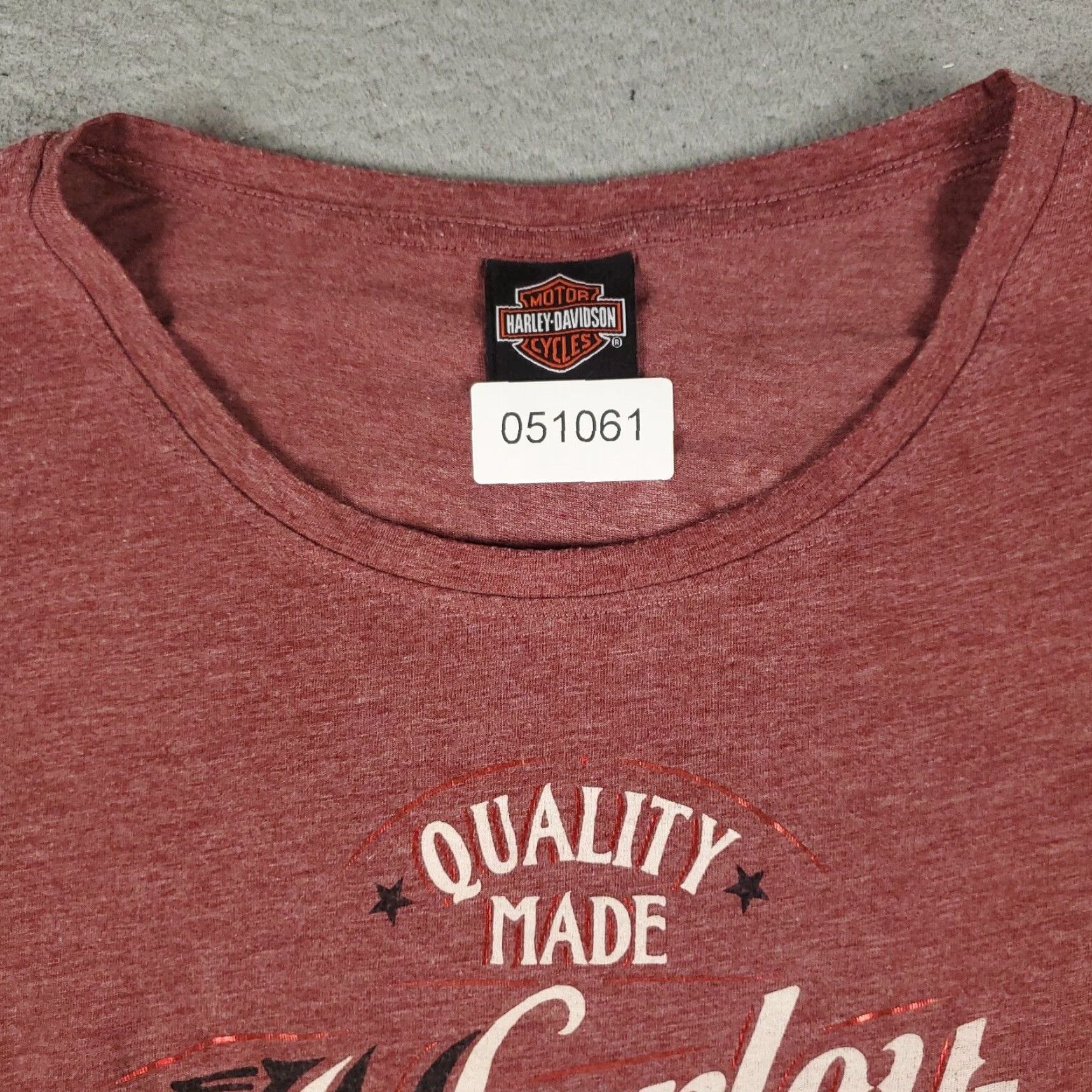 Harley Davidson Harley-Davidson Women’s Small Red Cotton Short Sleeve T-Shirt Casual Logo American 2020s Size S / US 4 / IT 40 - 3 Thumbnail