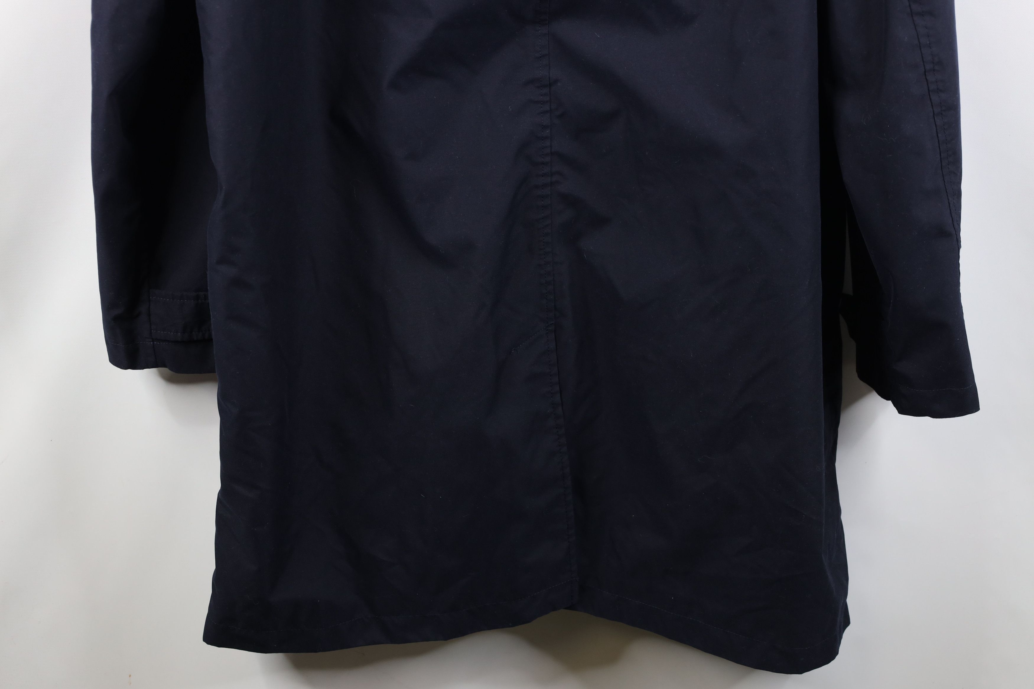 Lands' End Vintage 90s Y2K Lands End Trench Coat Rain Jacket Navy Blue Size US XL / EU 56 / 4 - 15 Thumbnail