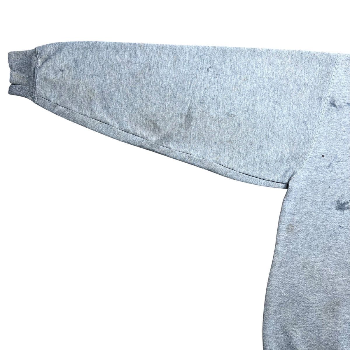 Carhartt × Vintage Vtg 1990s Carhartt Gray Paint Splattered Pullover Sweatshirt Size US XL / EU 56 / 4 - 4 Thumbnail