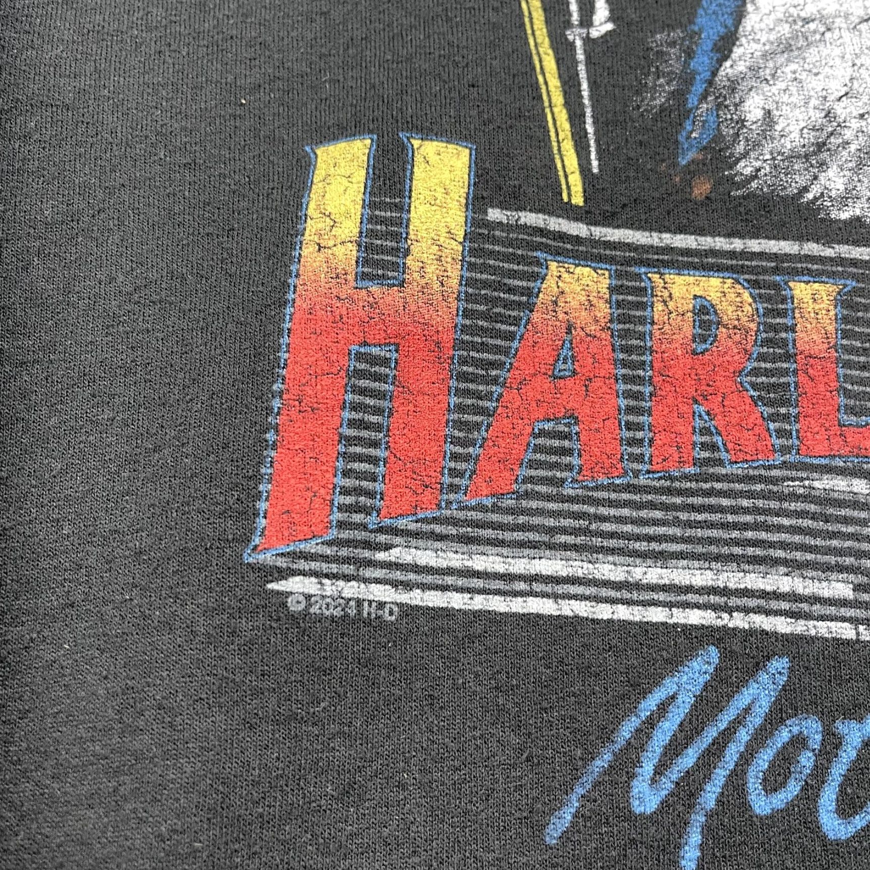 Harley Davidson Harley-Davidson Hoodie Mens XL Black Logo Sweatshirt Biker Motorcycle Ohio Graphic Print Cotton Blend Fleece Pullover Regular Man Size US XL / EU 56 / 4 - 3 Thumbnail