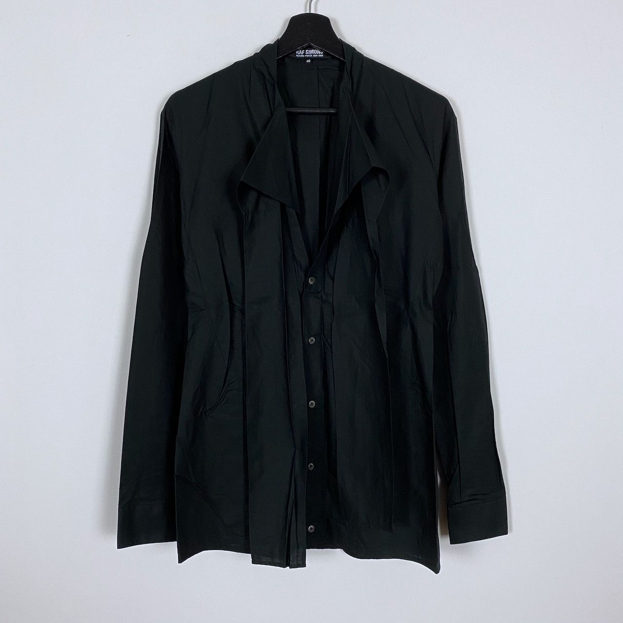 Raf Simons RAF SIMONS AW2008-2009 SCARF COLLAR SHIRT Size US M / EU 48-50 / 2 - 3 Thumbnail