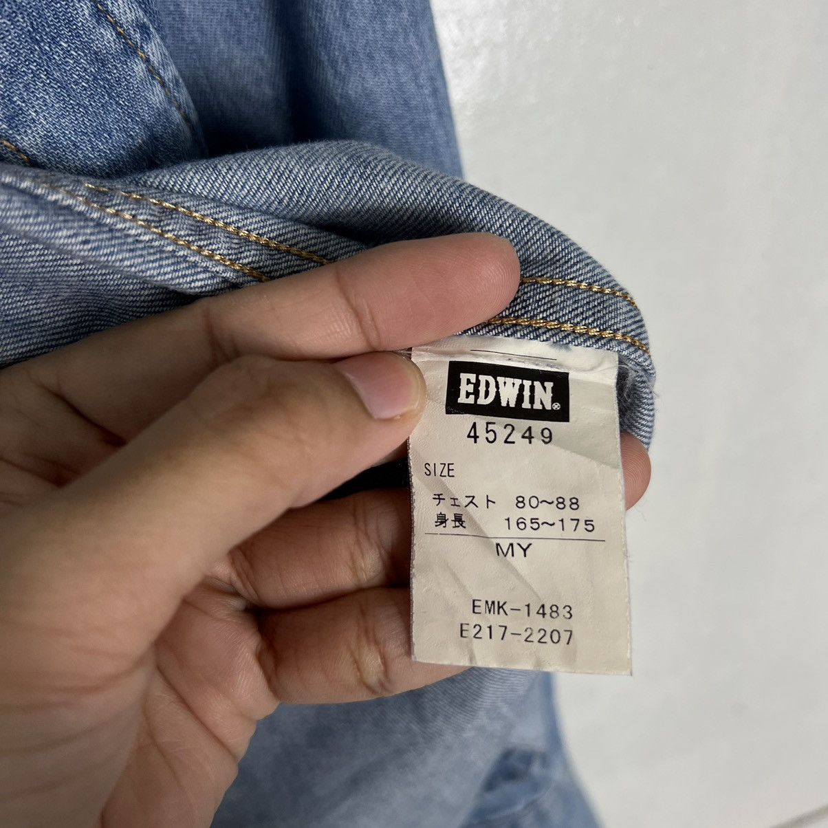 Edwin 🔥 EDWIN TOKYO JAPAN CAMBRAY SHIRTS Size US S / EU 44-46 / 1 - 14 Thumbnail