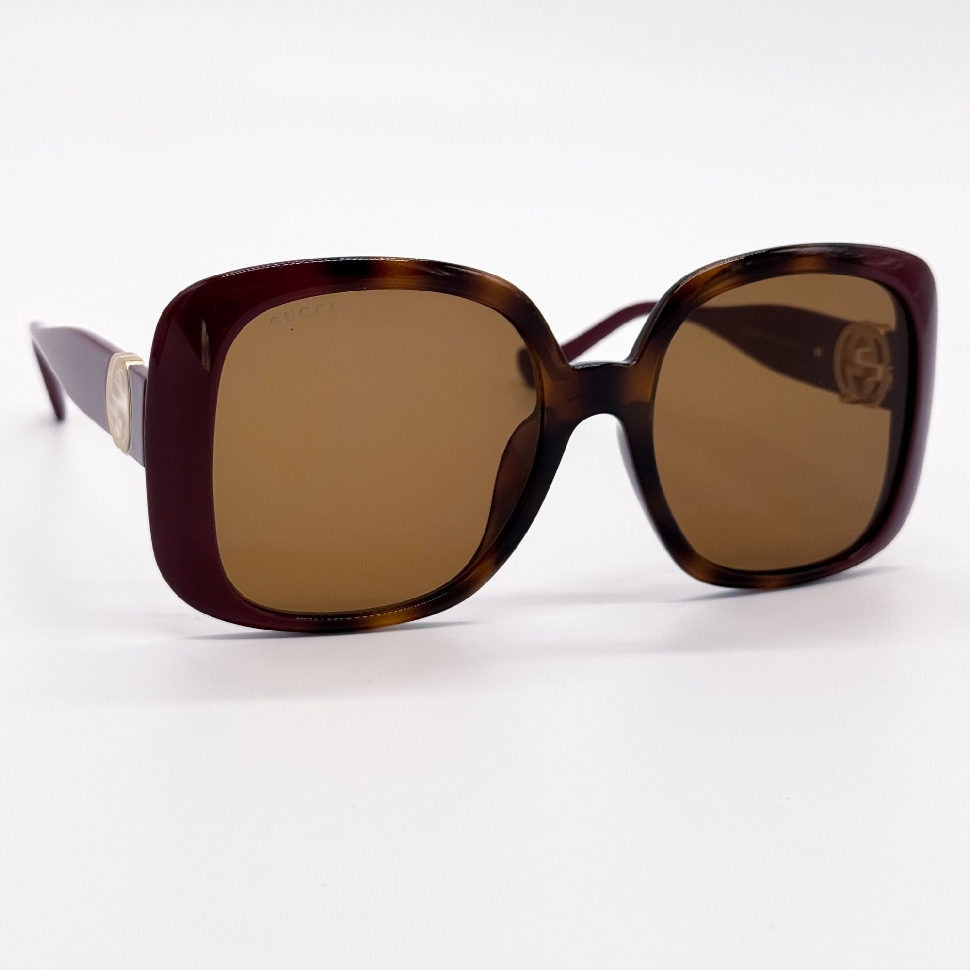 Gucci NEW GUCCI SUNGLASSES GG1029SA 003 HAVANA OVERSIZED WOMEN Size ONE SIZE - 7 Thumbnail