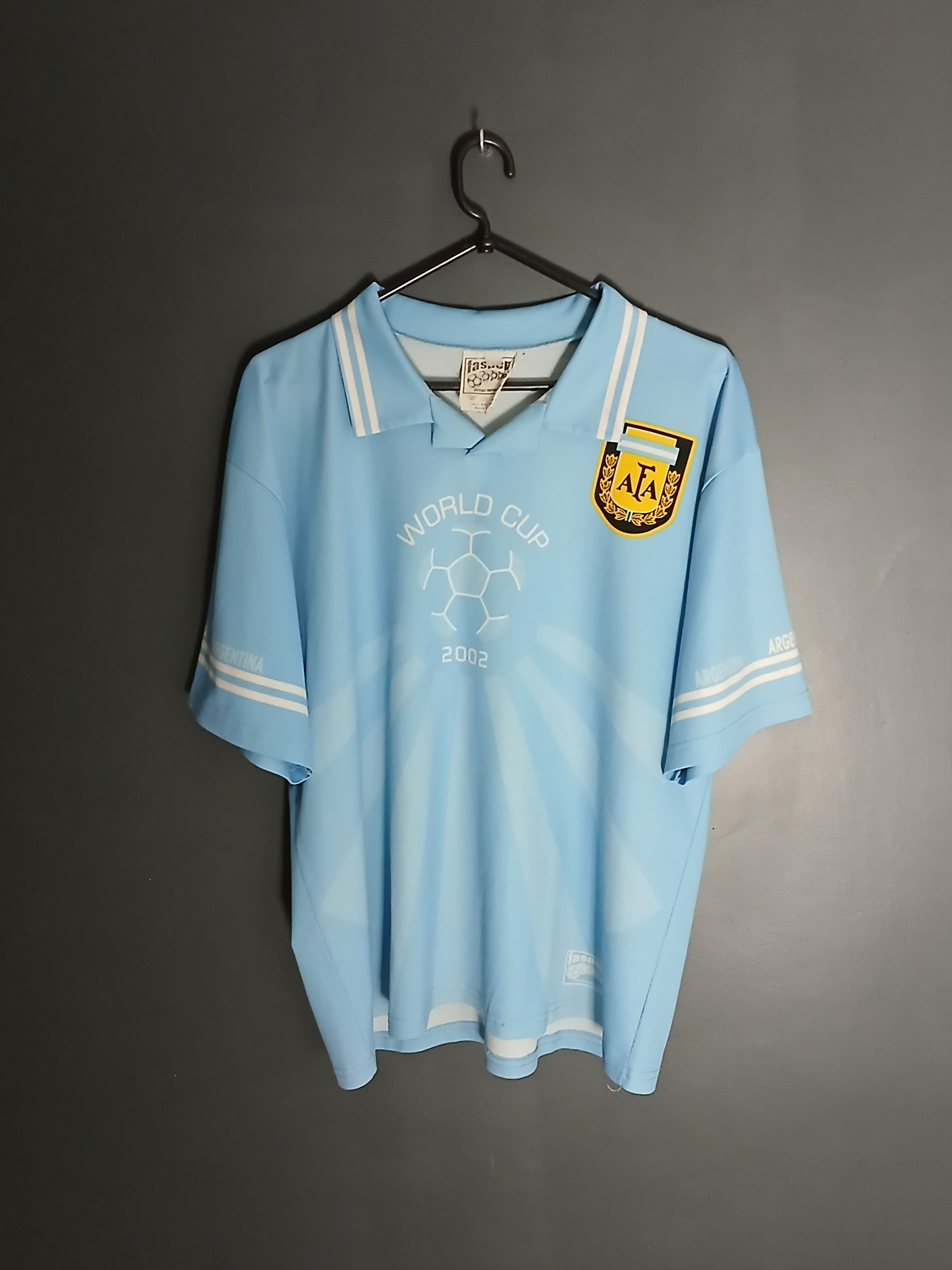 Vintage World Cup 2002 Argentina National Football Team T-Shirt Size US M / EU 48-50 / 2 - 1 Thumbnail