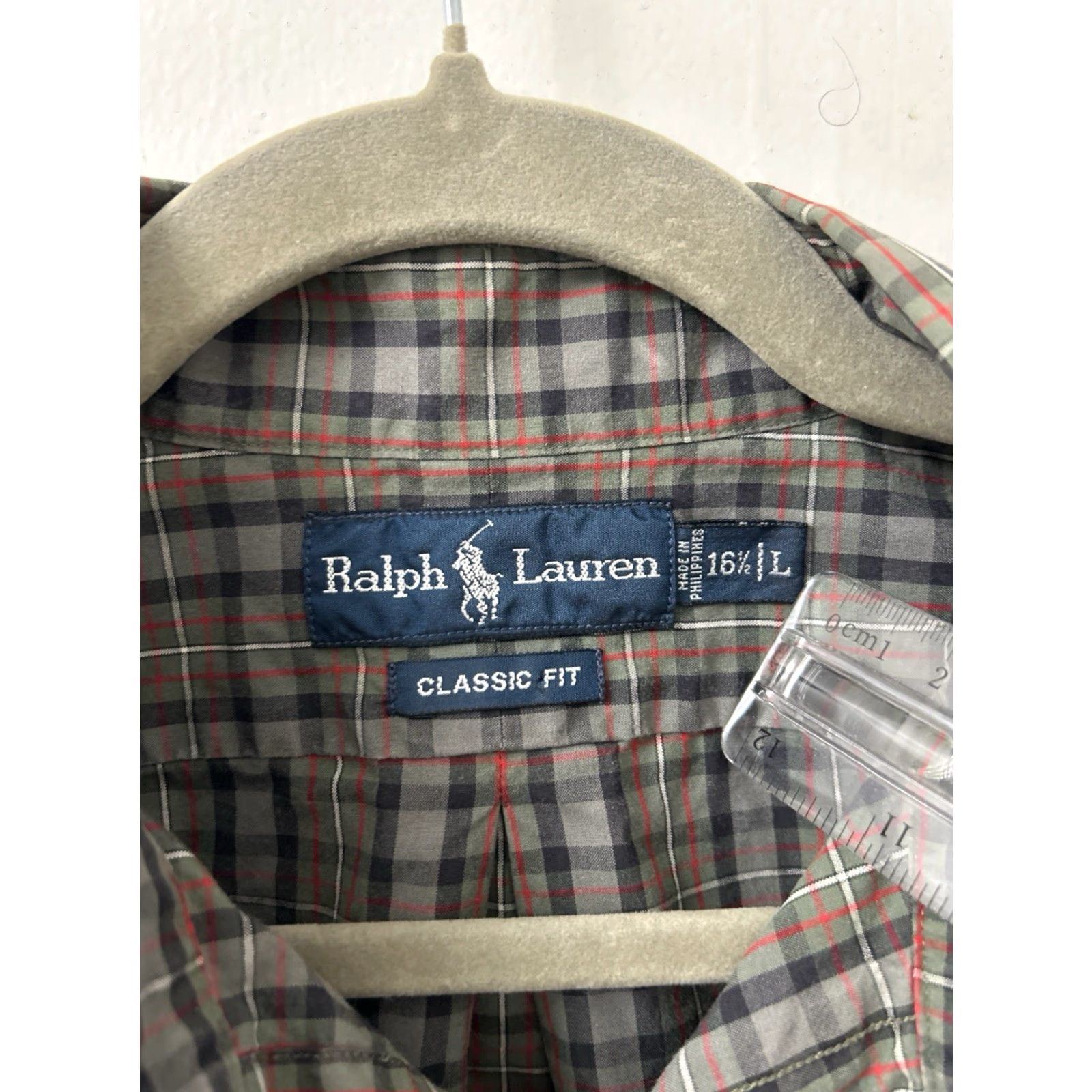 Ralph Lauren VTG Ralph Lauren Shirt Mens L Brown Gray Classic Fit Button Down Red Pony L/S longsleeve Embroidered Plaid Category: Shirt Size US L / EU 52-54 / 3 - 5 Thumbnail