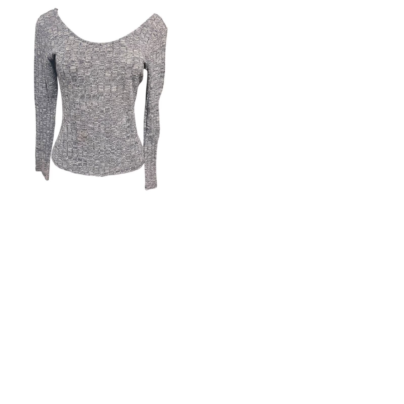 Vintage Ultra Flirt T-Shirt Womens Ribbed Fitted Marled Purple Scoop Neck M Medium Size M / US 6-8 / IT 42-44 - 9 Thumbnail
