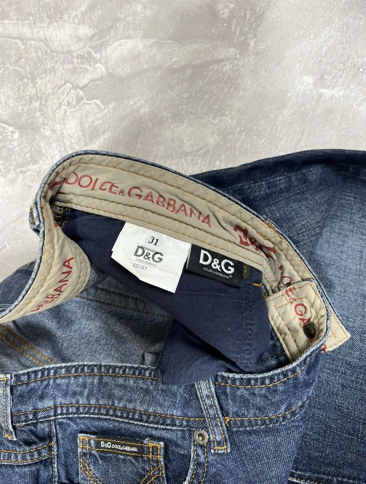 Dolce & Gabbana Vintage Dolce Gabbana Baggy Jeans Size 31" - 8 Thumbnail