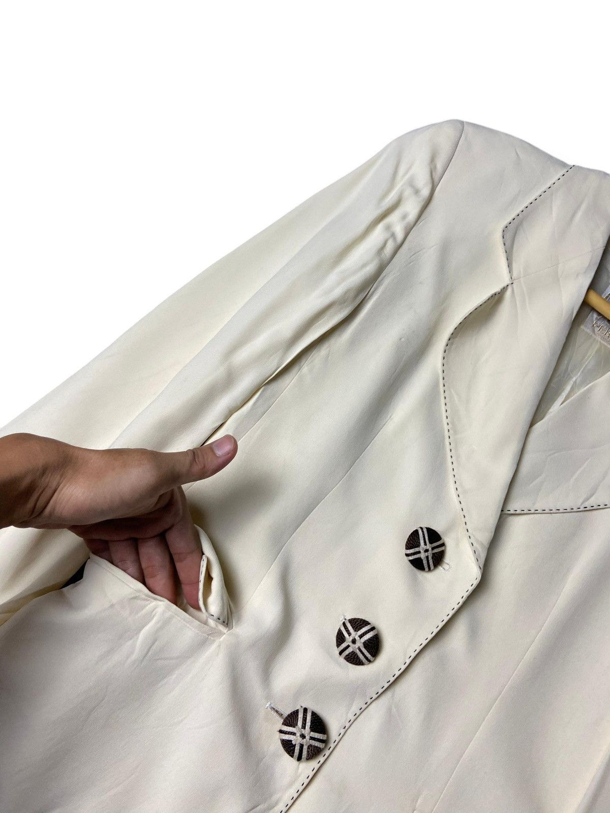 Japanese Brand Studio 0001 by Ferre Brand Blazer (141) Size US XXS / EU 40 - 3 Thumbnail