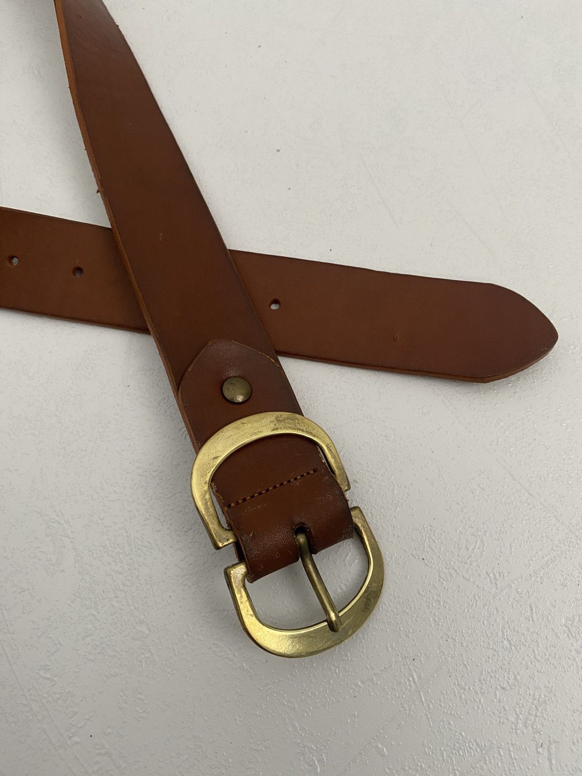 Comme des garcons homme leather belt