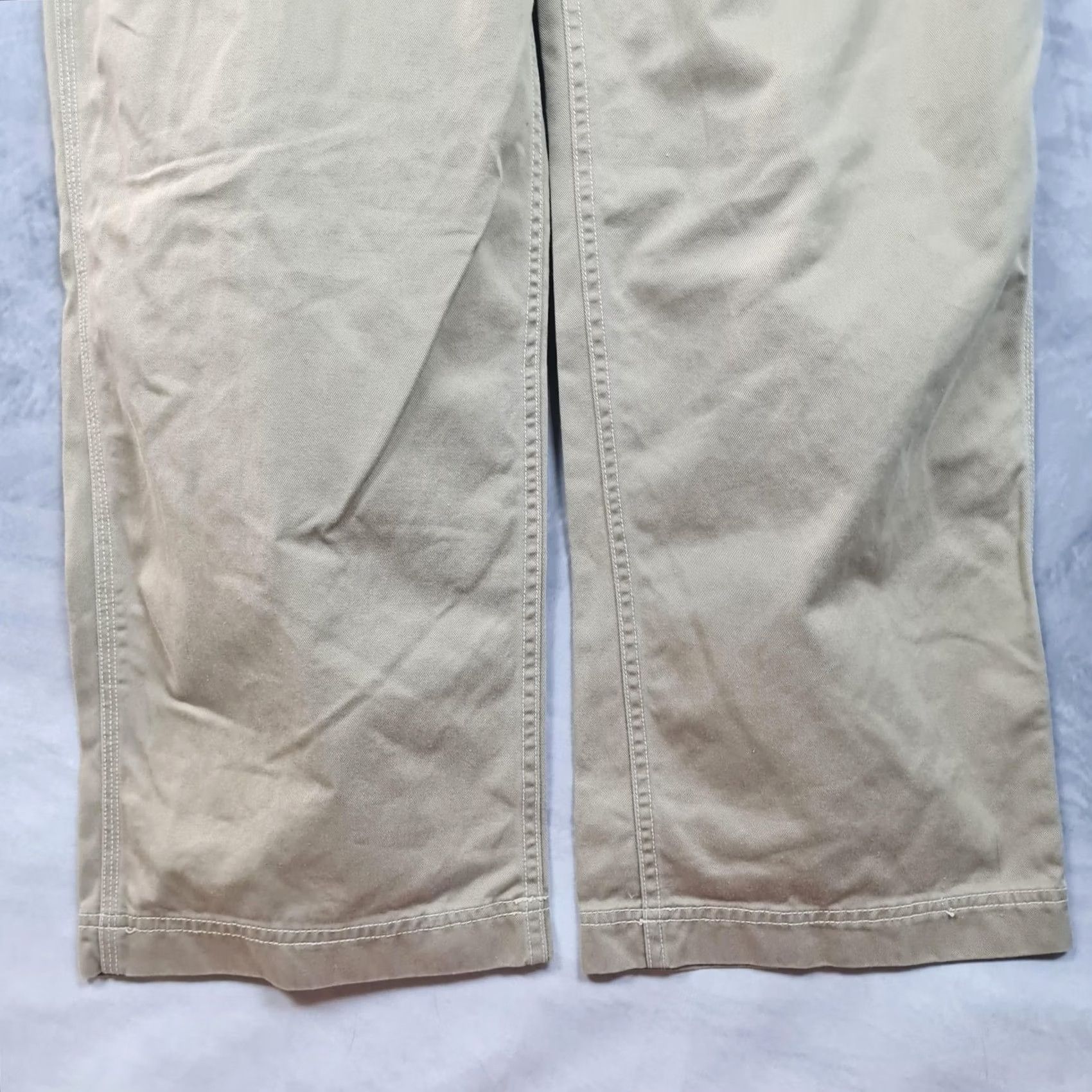 Vintage VINTAGE Unionbay Overalls Womens Large Beige Baggy Canvas Utility Workwear 36x28 Size 36" / US 14 / IT 50 - 6 Thumbnail