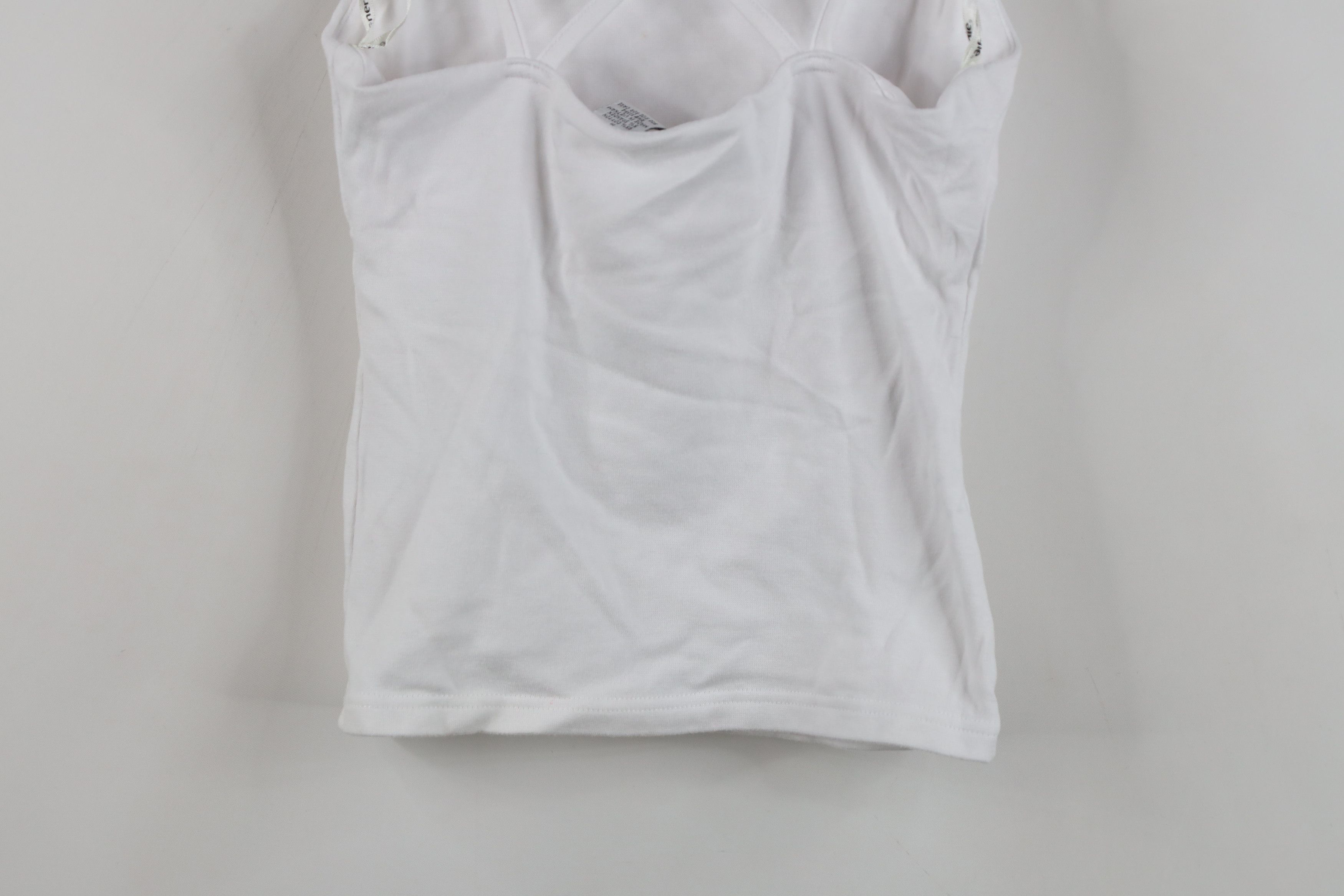 Vintage Vintage 90s Y2K Energie Ribbed Cami Tank Top Built in Bra Size M / US 6-8 / IT 42-44 - 16 Thumbnail