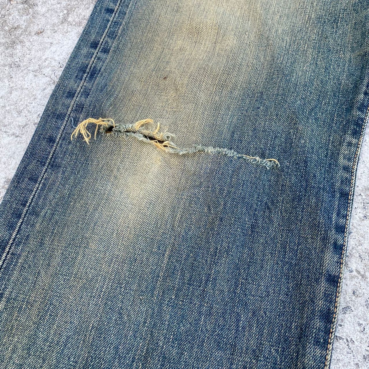 Edwin Vintage Edwin 505 Selvegde Redline Distressed Denim Size US 34 / EU 50 - 13 Thumbnail
