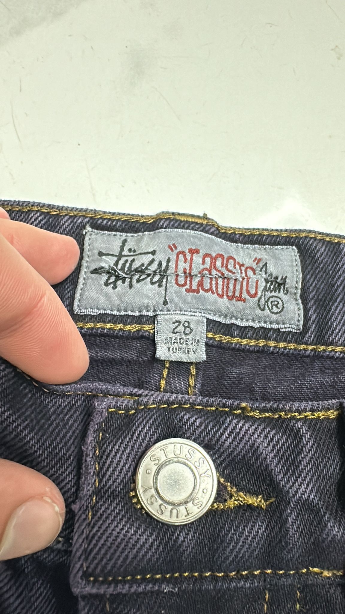 Stussy × Vintage Stussy Classic Jean Nightshade Size 28 Size US 28 / EU 44 - 4 Thumbnail