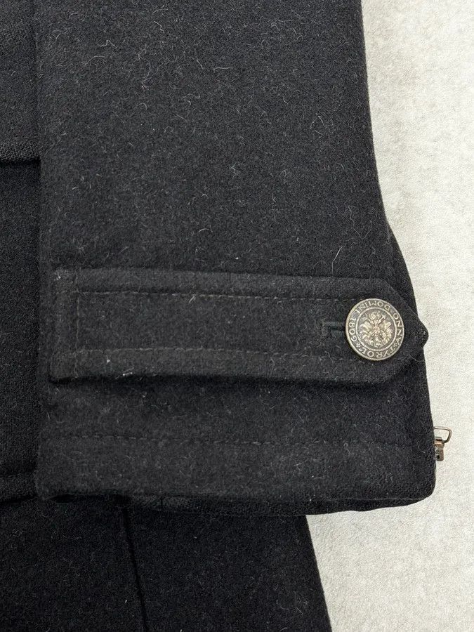 Prada 2000s Prada Fur Hooded Pins Straps Wool Long Jacket Size S / US 4 / IT 40 - 10 Thumbnail