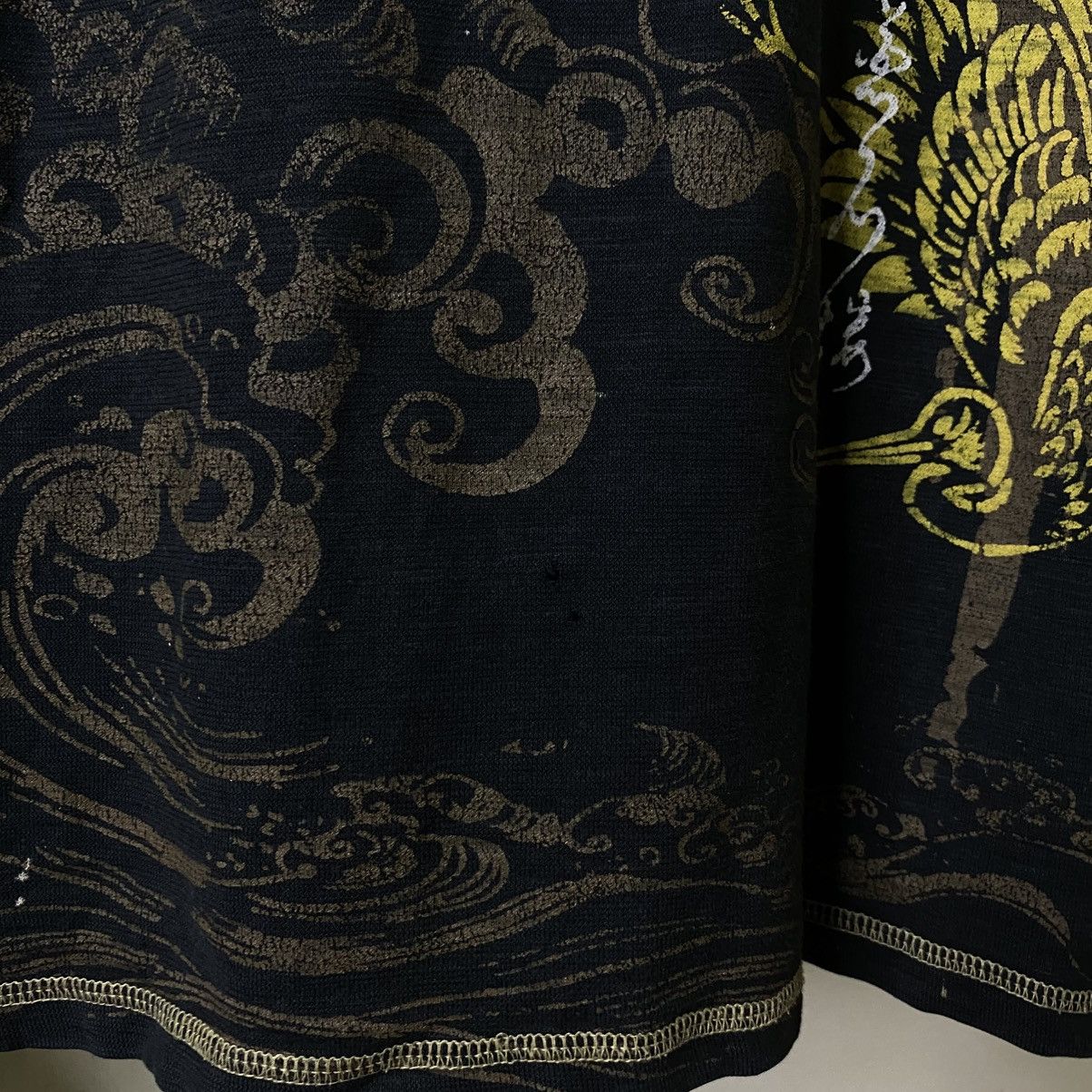 Japanese Brand Sukajan Motive Ed Hardy Karakuri Tamashii Style T Shirt Size US L / EU 52-54 / 3 - 3 Thumbnail