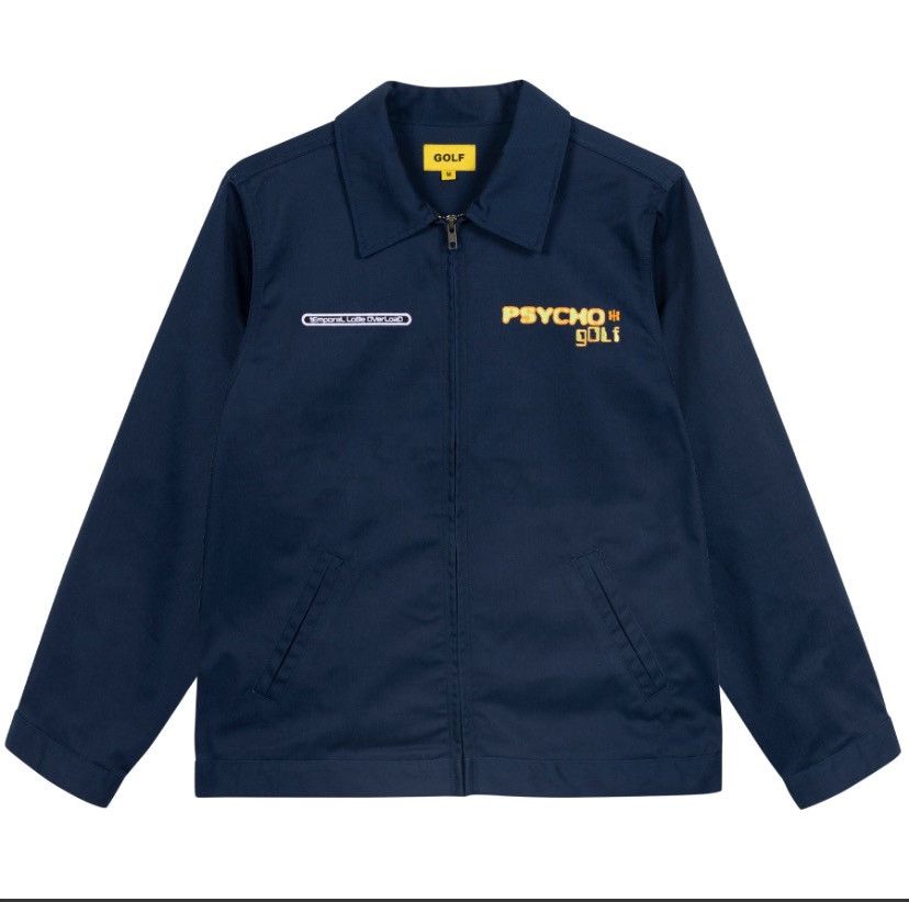 Golf Wang NAVY BLUE BIOHAZARD WORK JACKET Size US S / EU 44-46 / 1 - 1 Thumbnail