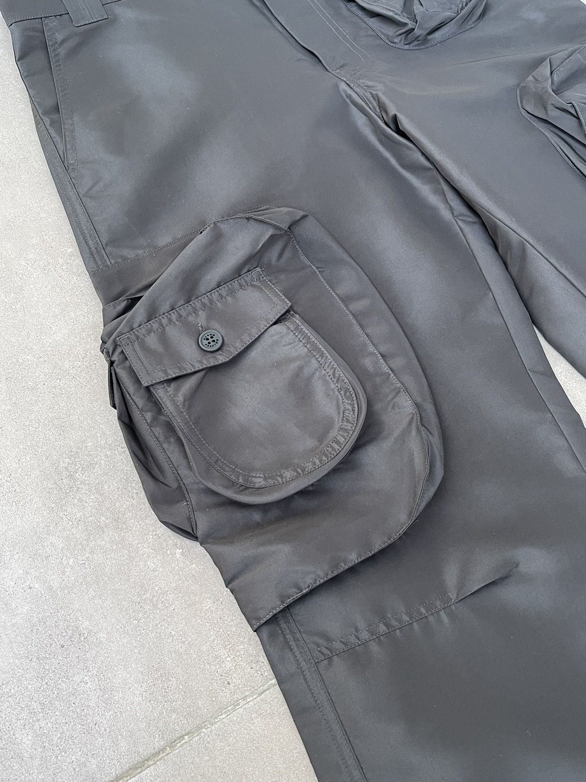 Heron Preston !DS! SS23 Heron Preston X-Ray Track Black Cargo Pants Size US 32 / EU 48 - 14 Thumbnail