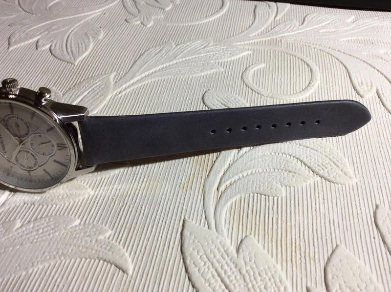 Designer Unknown men's white dial leather strap watch Size ONE SIZE - 5 Thumbnail