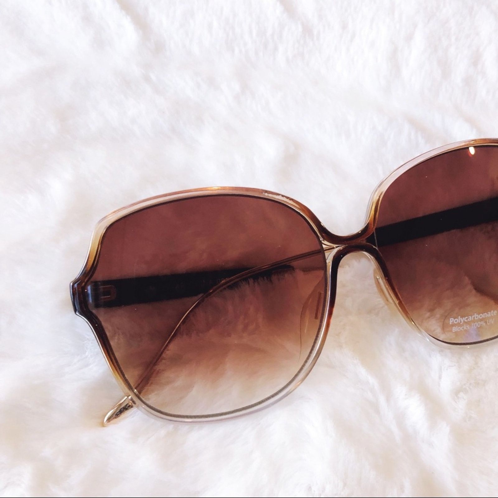 Other Charlotte Brown Oversized Metal Round Sunglasses Size ONE SIZE - 2 Thumbnail