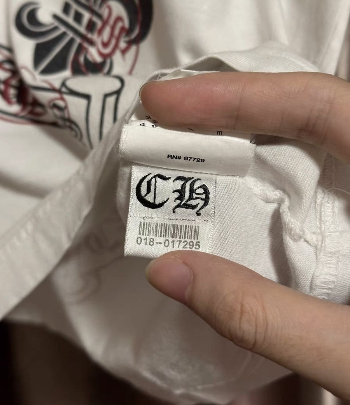 Chrome Hearts Chrome Hearts (Crooked Heart) Full Print Logo Short Sleeve Size US S / EU 44-46 / 1 - 6 Thumbnail