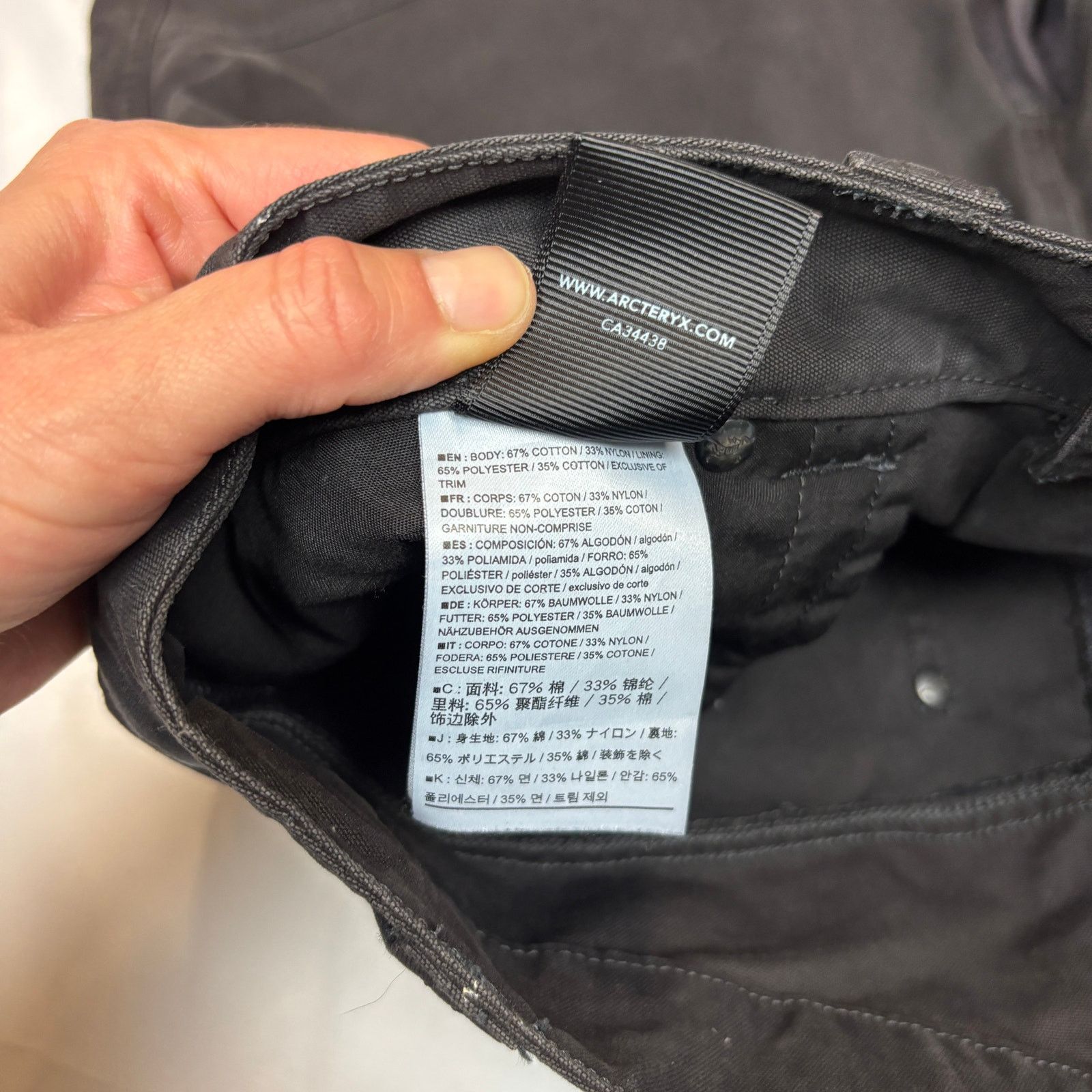 Arc'teryx Arc'teryx Cronin Double Knee Pants Men's 34x32 Gorpcore Size US 34 / EU 50 - 6 Thumbnail