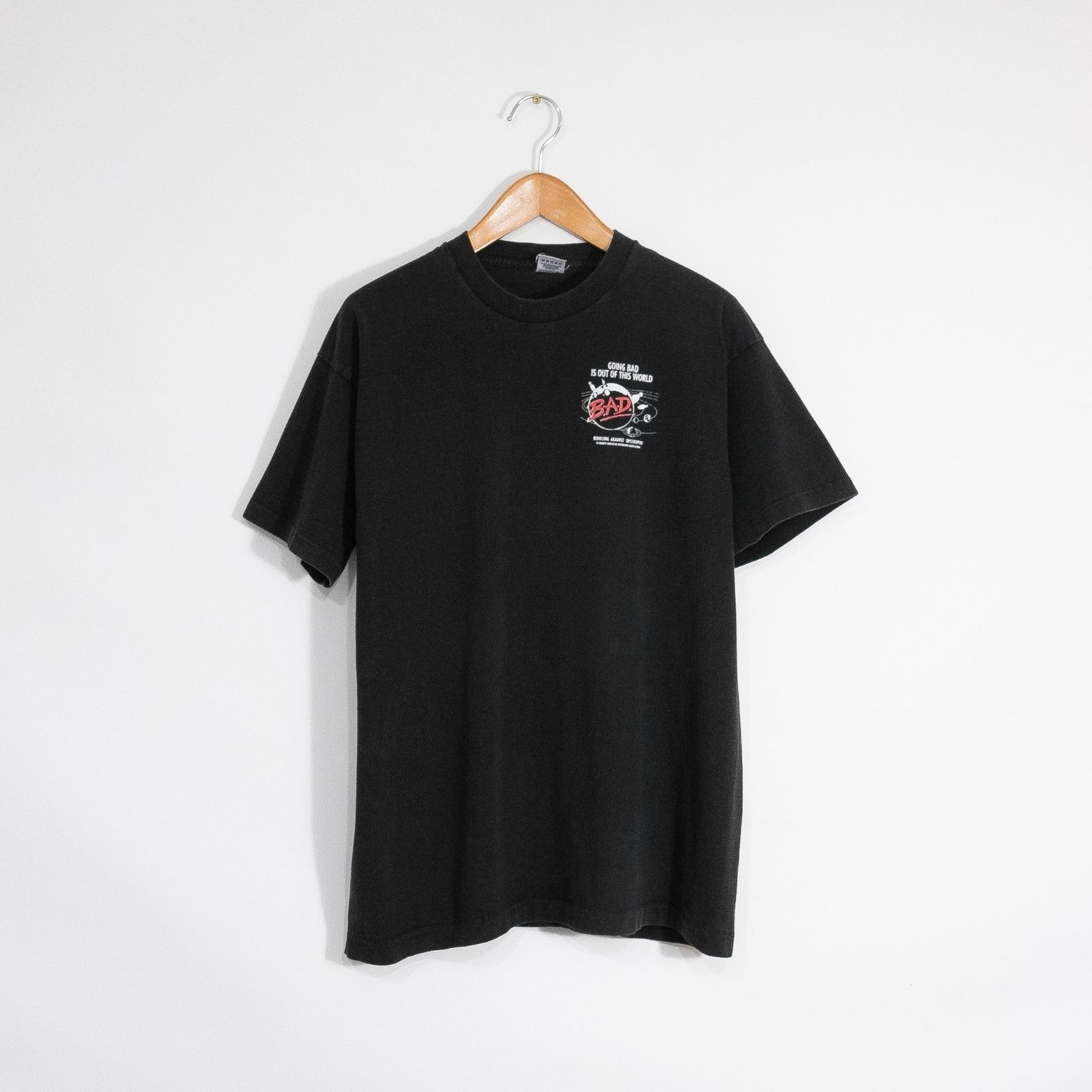 Vintage Vintage 90s Bowling Against Dystrophy Tee XL - Single Stitch Size US XL / EU 56 / 4 - 1 Thumbnail