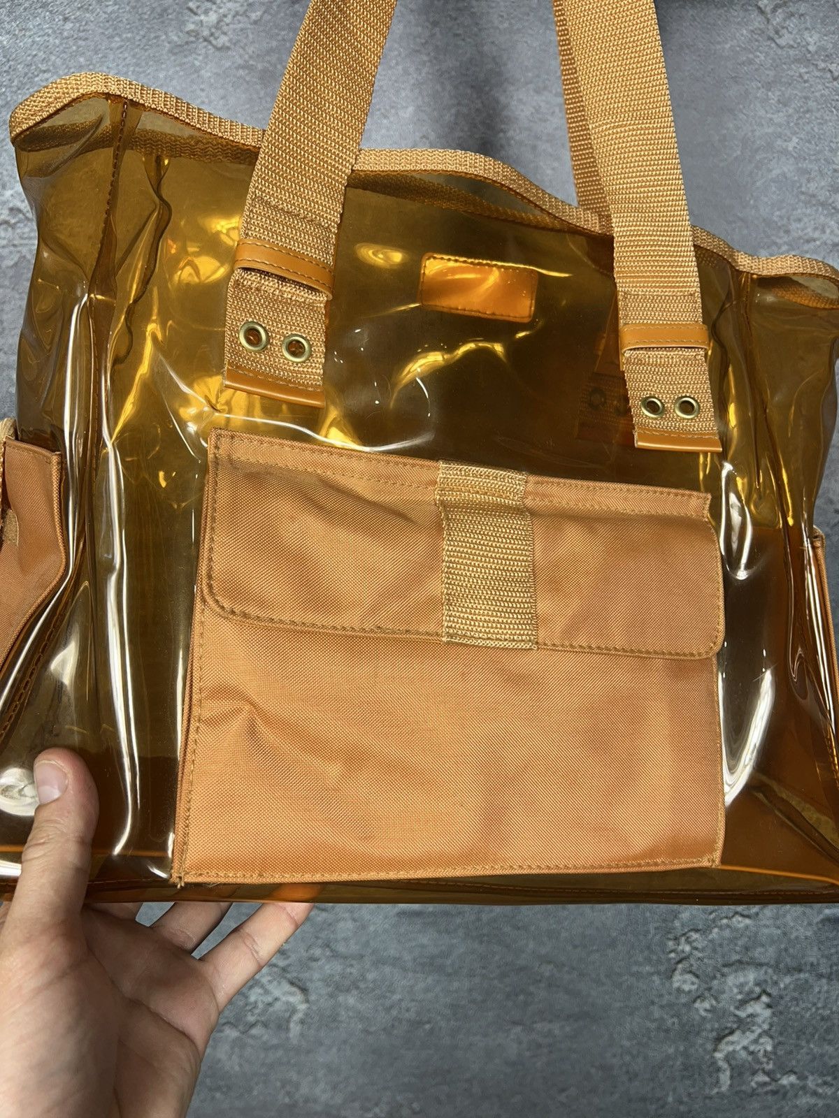 Christian Dior Monsieur Vintage Christian Dior Parfums Transparent Tote Bag Size ONE SIZE - 7 Thumbnail