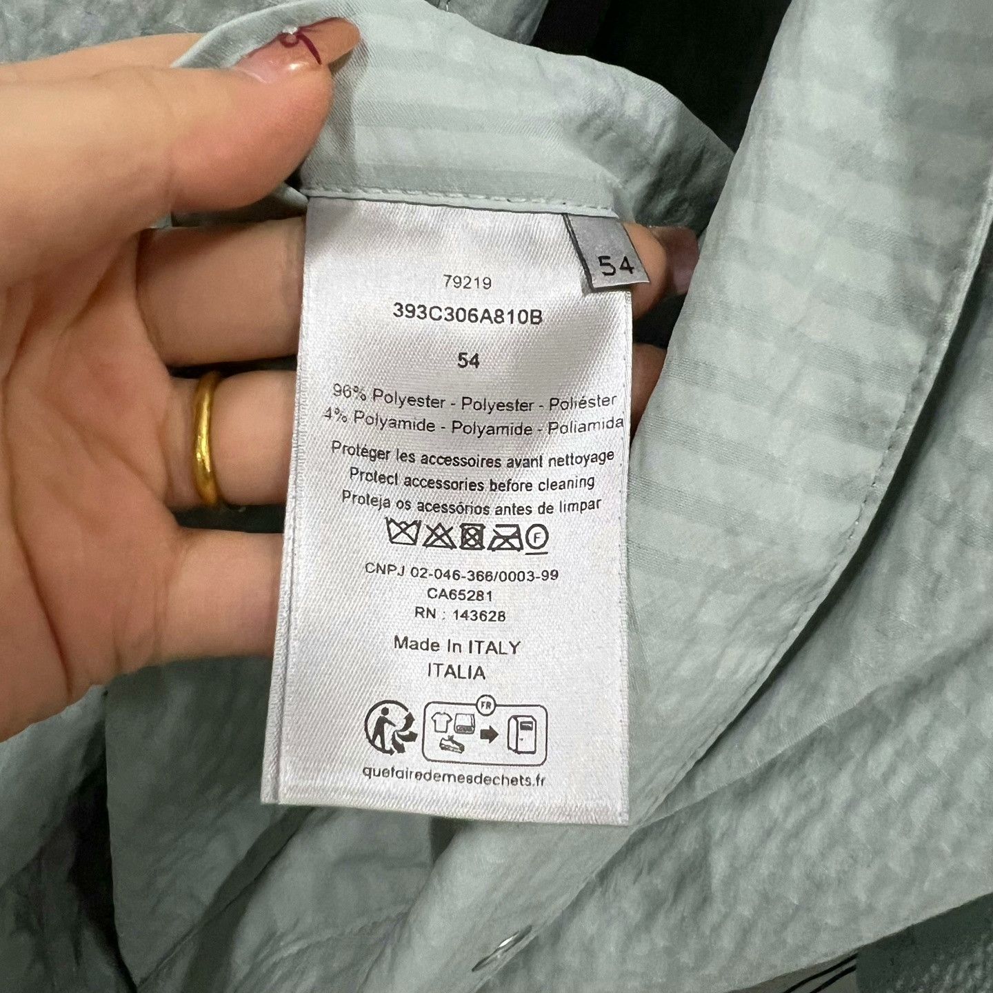 Dior Dior Striped Hooded Long Coat Size US L / EU 52-54 / 3 - 4 Thumbnail