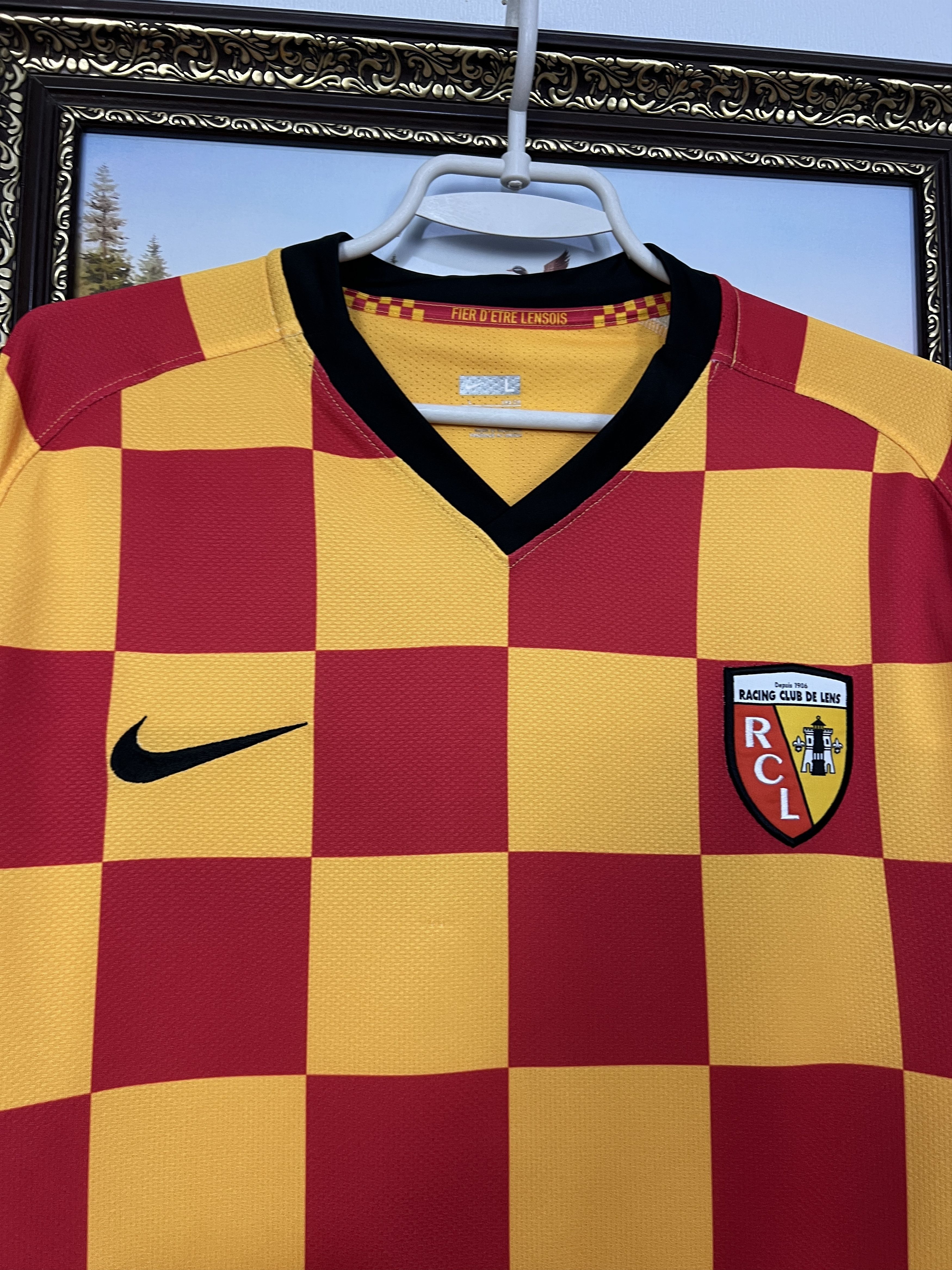 Nike Lens football shirt Soccer Long Sleeve Player Issue Jersey Size US L / EU 52-54 / 3 - 3 Thumbnail