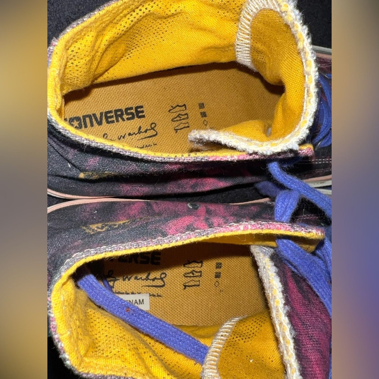 Converse Converse All Star Chuck Taylor Andy Warhol High Shoes RARE Size US 9 / EU 42 - 12 Thumbnail