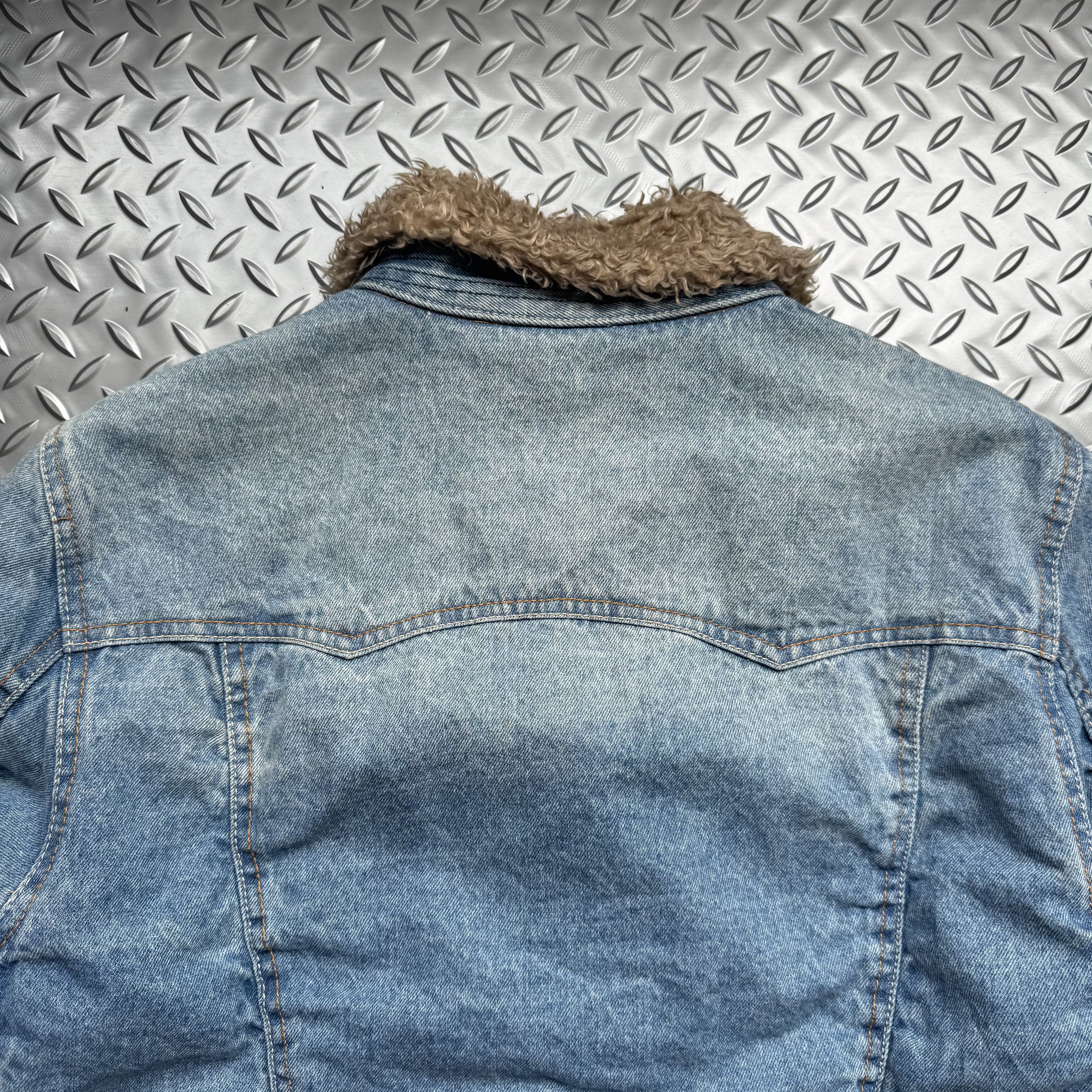 GOA Vintage GOA Denim Shearling Jacket Size US M / EU 48-50 / 2 - 10 Thumbnail
