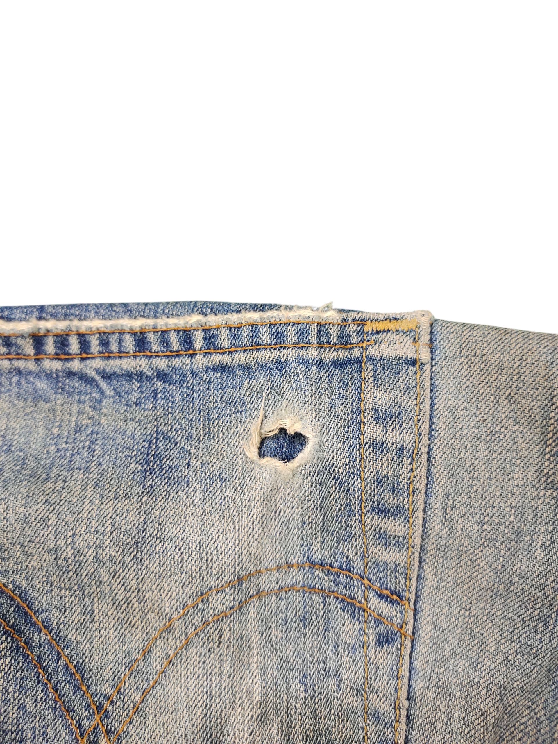Levi's Vintage Levis 501 Clawmark Distress Faded Jeans Size US 34 / EU 50 - 17 Thumbnail