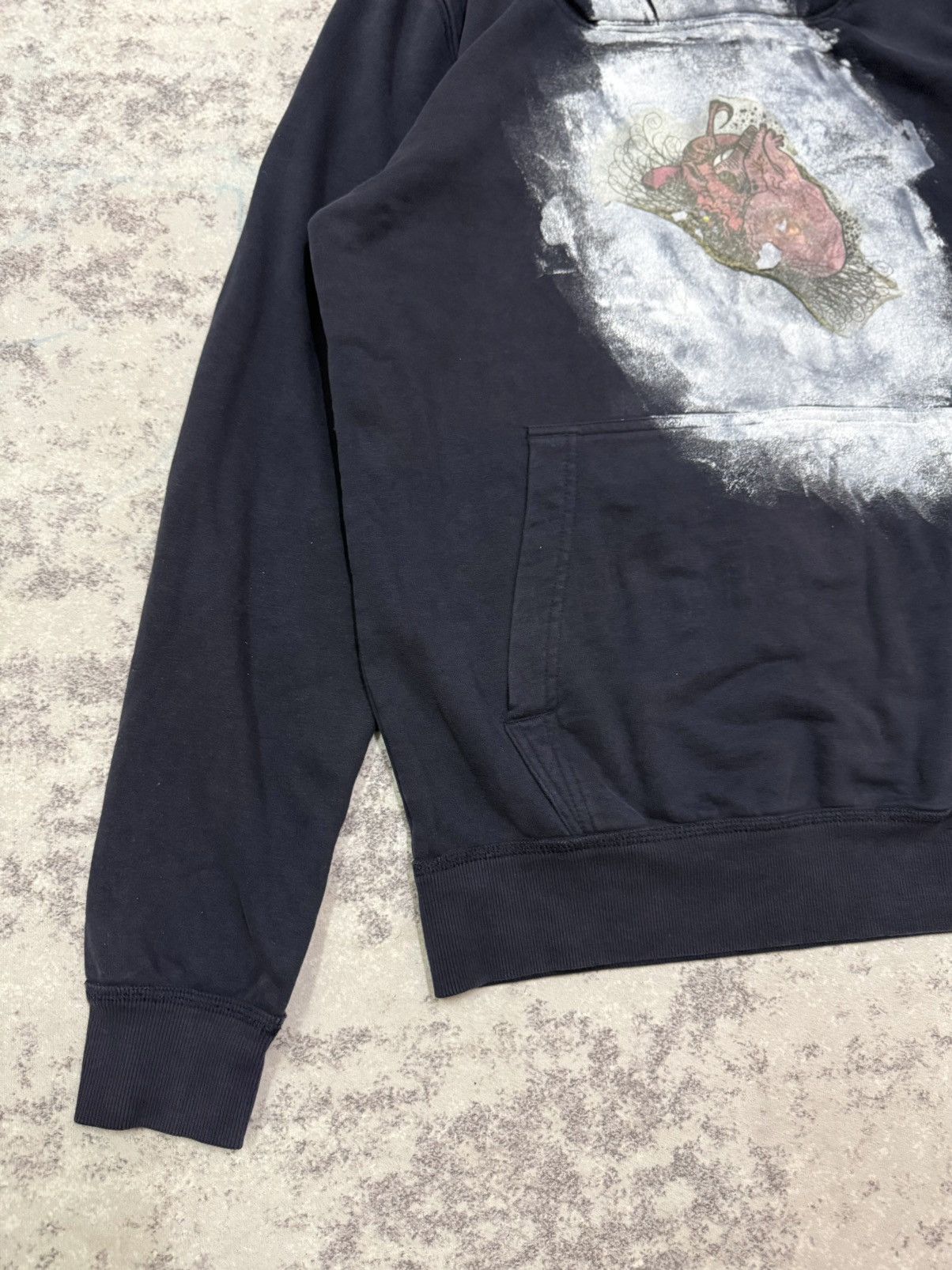 Divided Divided sherpa lined button up cowl neck graphic print hodie Size US M / EU 48-50 / 2 - 4 Thumbnail
