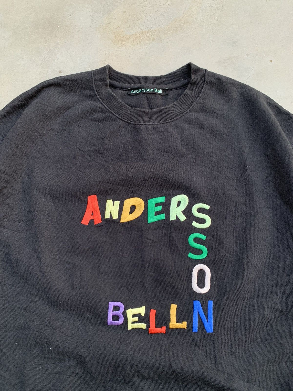 Andersson Bell Anderson Bell Rainbow Logo Sweatshirt Size US L / EU 52-54 / 3 - 3 Thumbnail