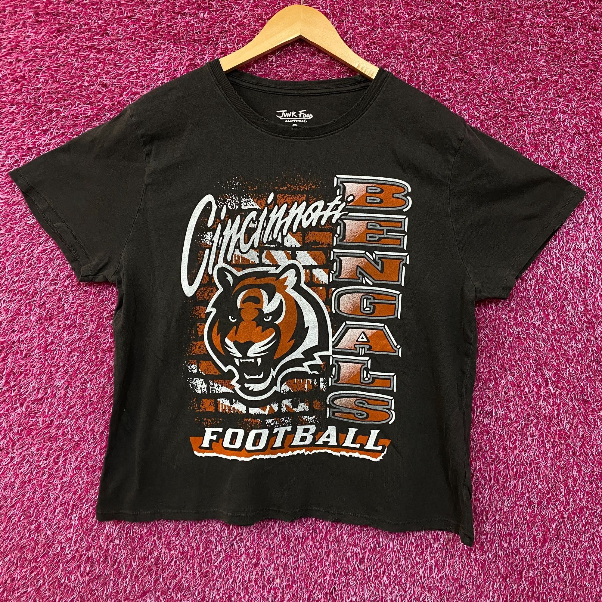 Junk Food Junk Food Clothing Women's NFL Cincinnati Bengals Brick Retr Size XL / US 12-14 / IT 48-50 - 1 Thumbnail