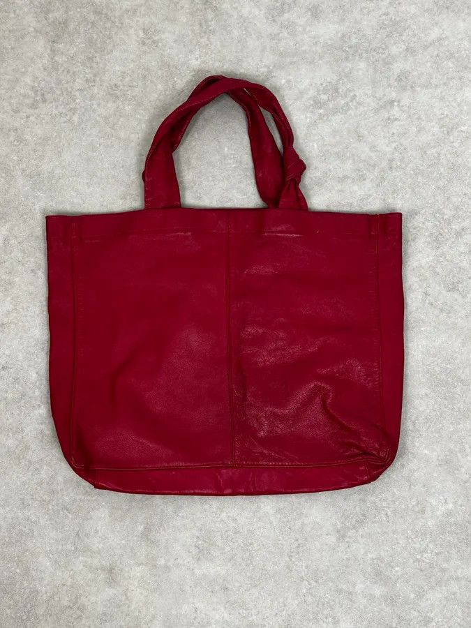 John Galliano AW2010 John Galliano Red Dahlia Flowers & Geiko Girls Print Tote Bag Size ONE SIZE - 4 Thumbnail