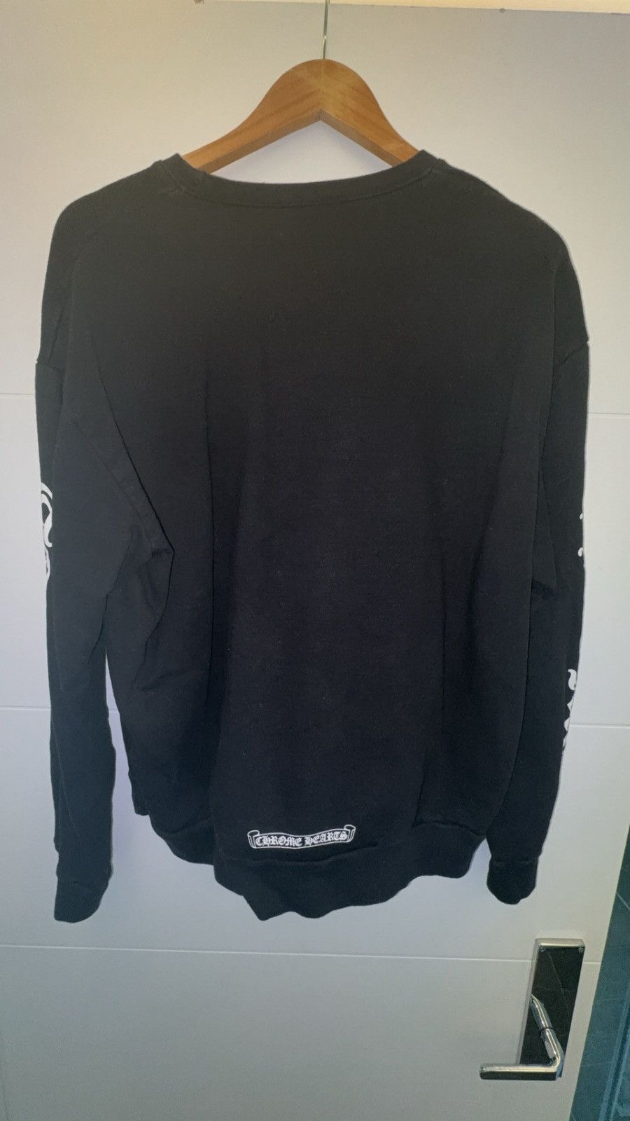 Chrome Hearts Chrome Hearts Neck Logo Crewneck Size US M / EU 48-50 / 2 - 2 Thumbnail