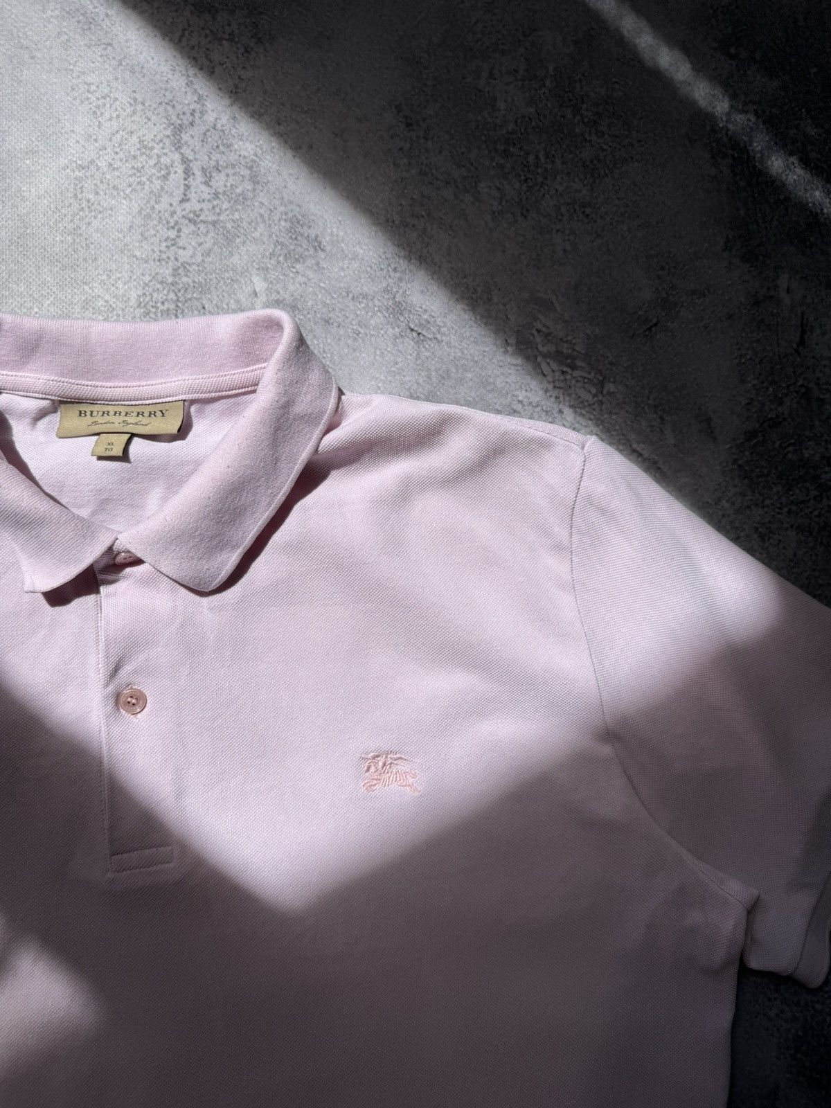 Burberry × Vintage Vintage BURBERRY Polo Shirt Tee Y2K Size US XL / EU 56 / 4 - 3 Thumbnail