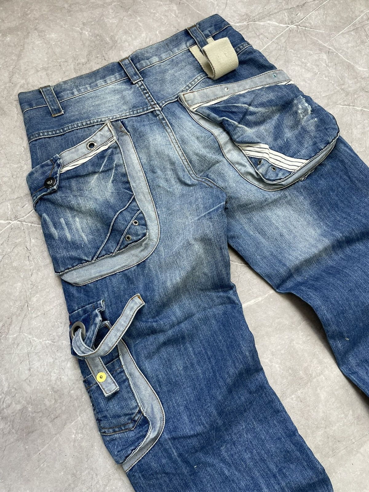 G-Star G star Raw cargo distressed baggy jeans pants y2k Size US 31 - 8 Thumbnail