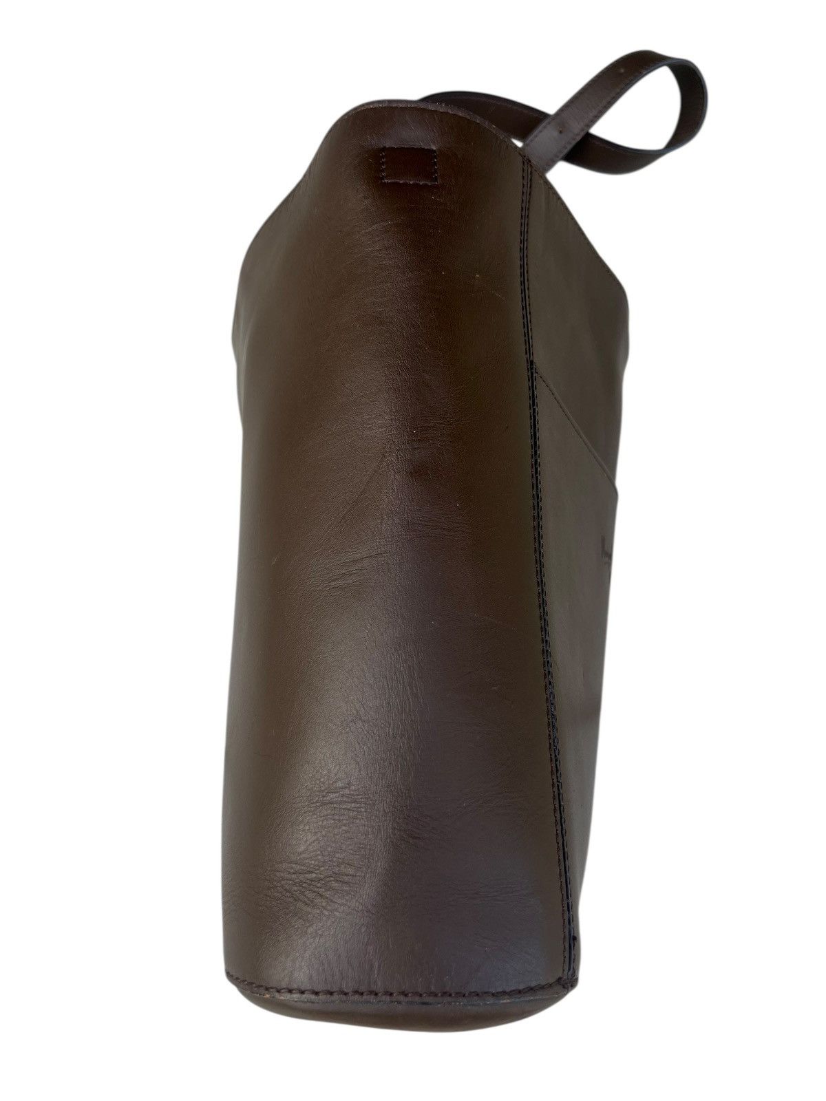 Margaret Howell Vintage Margaret Howell Patina Scratch Cowhide Leather Bag Size ONE SIZE - 10 Thumbnail