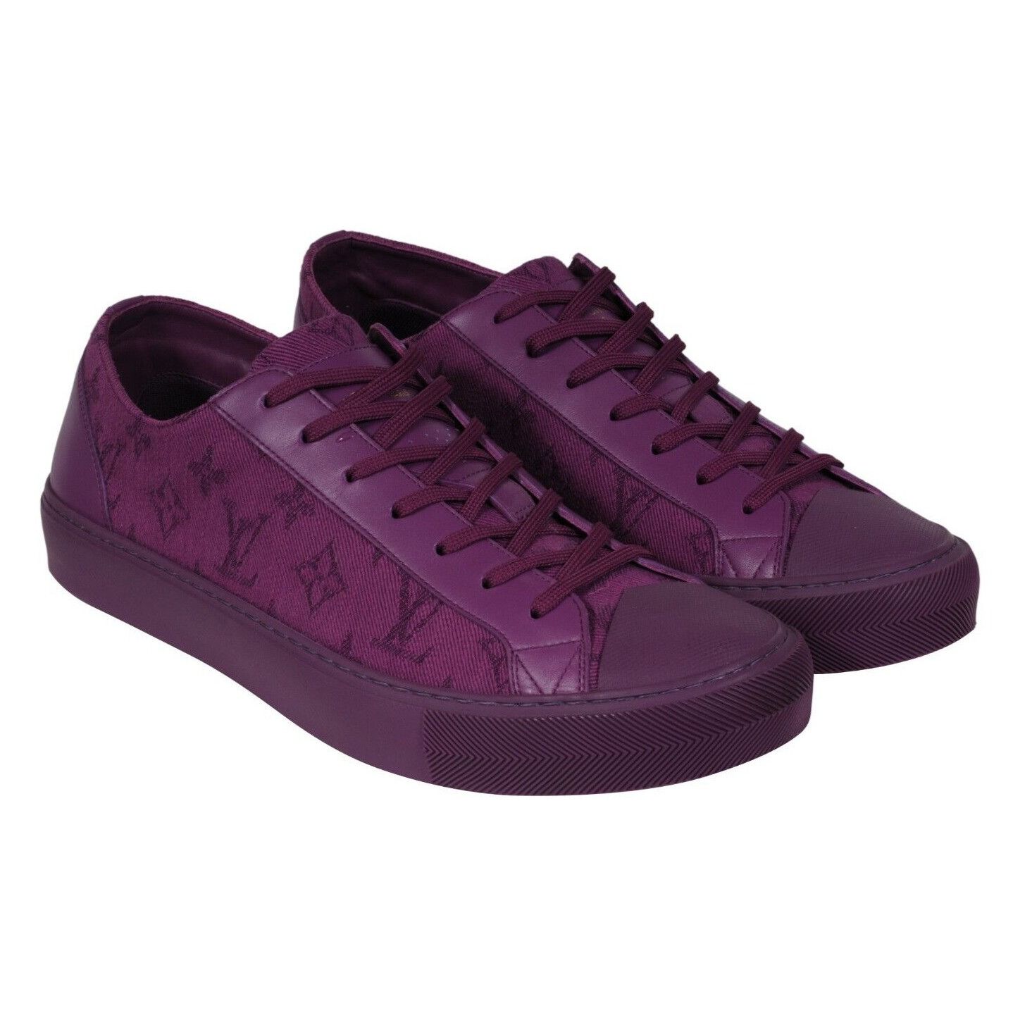 Louis Vuitton Tattoo Lv Logo Monogram Low Top Sneakers - 02449 Size US 9 / EU 42 - 14 Thumbnail