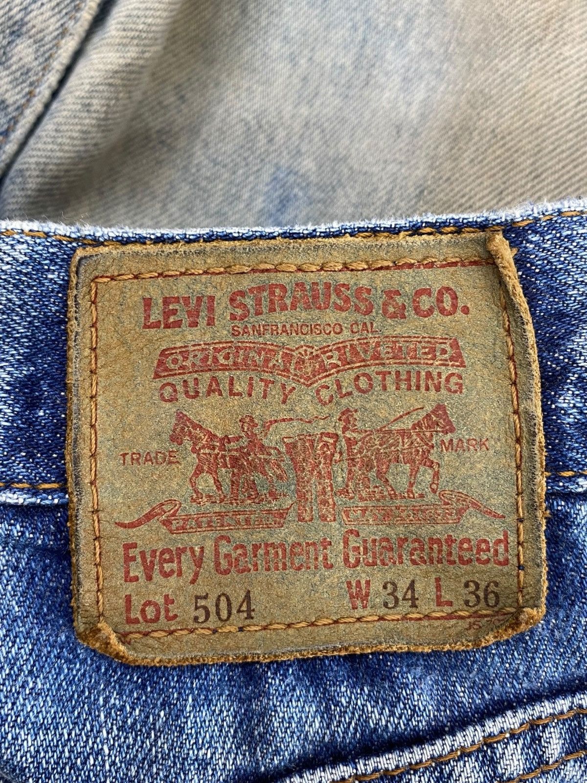 Levi's Vintage Levi’s Rusty Mud Wash Style Baggy Jeans Size US 33 - 10 Thumbnail