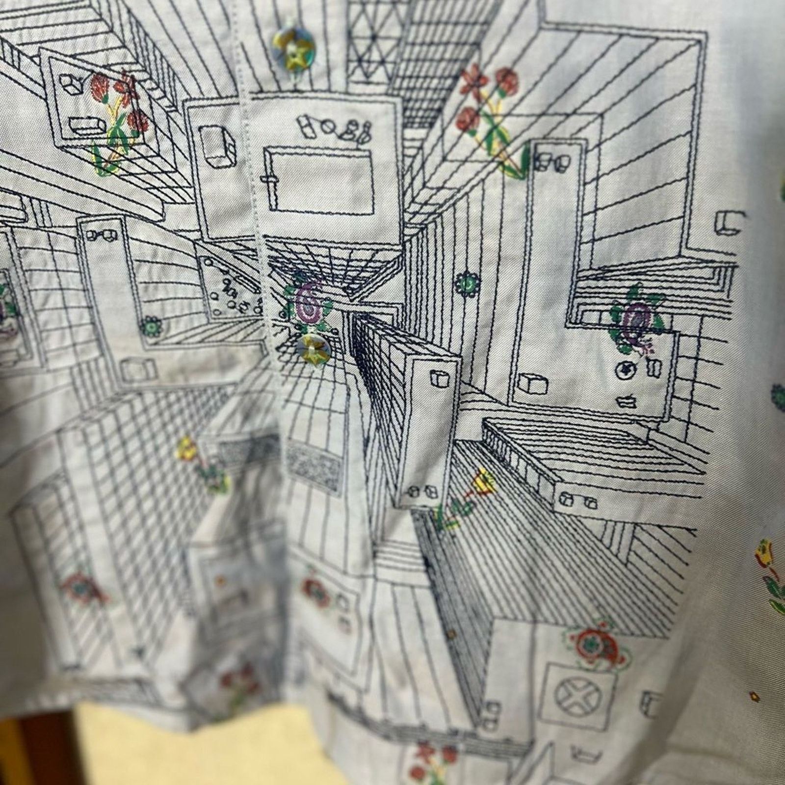 Robert Graham ROBERT GRAHAM NWT MULTI LIMITED EDITION DRESS SHIRT SIZE M‎ Size US M / EU 48-50 / 2 - 5 Thumbnail