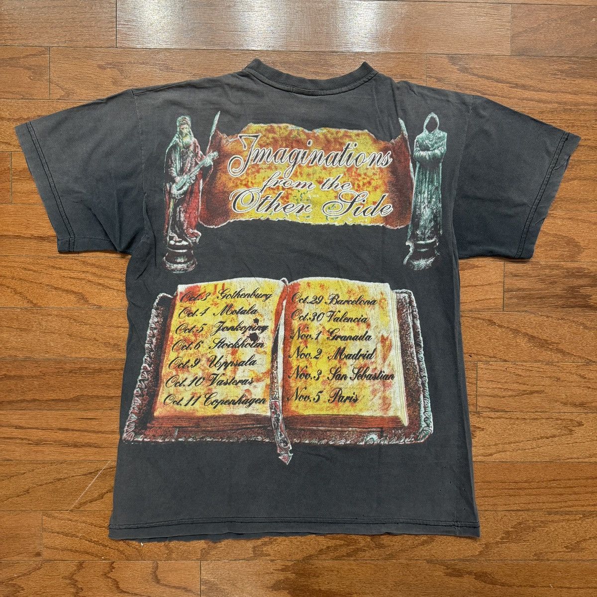 Vintage Vintage Blind Guardian Tour Good Faded T-Shirt Size L Size US L / EU 52-54 / 3 - 2 Thumbnail