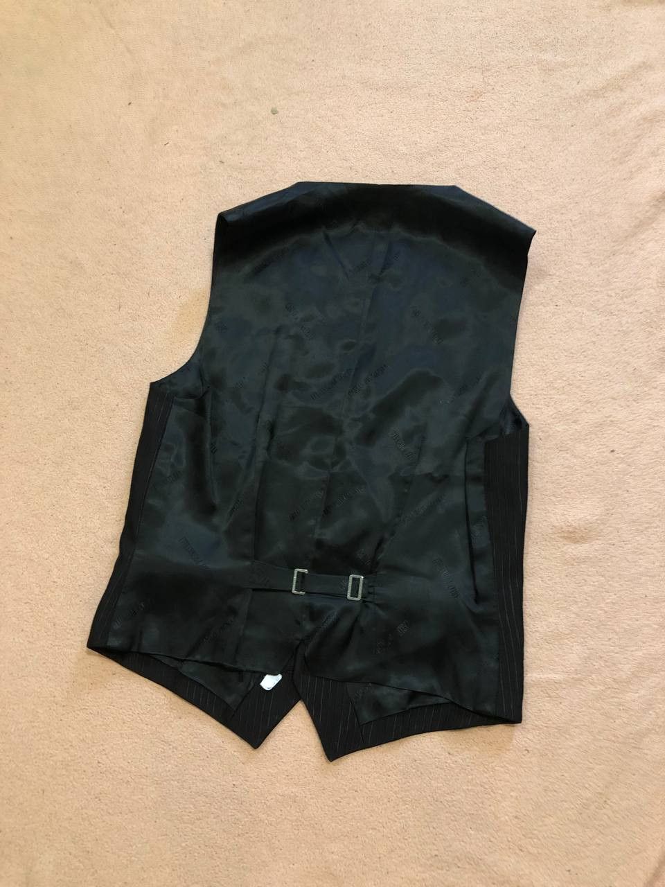 Carlo Pignatelli Vintage Y2K luxury classic suit Carlo Pignatelli black Size 42R - 8 Thumbnail