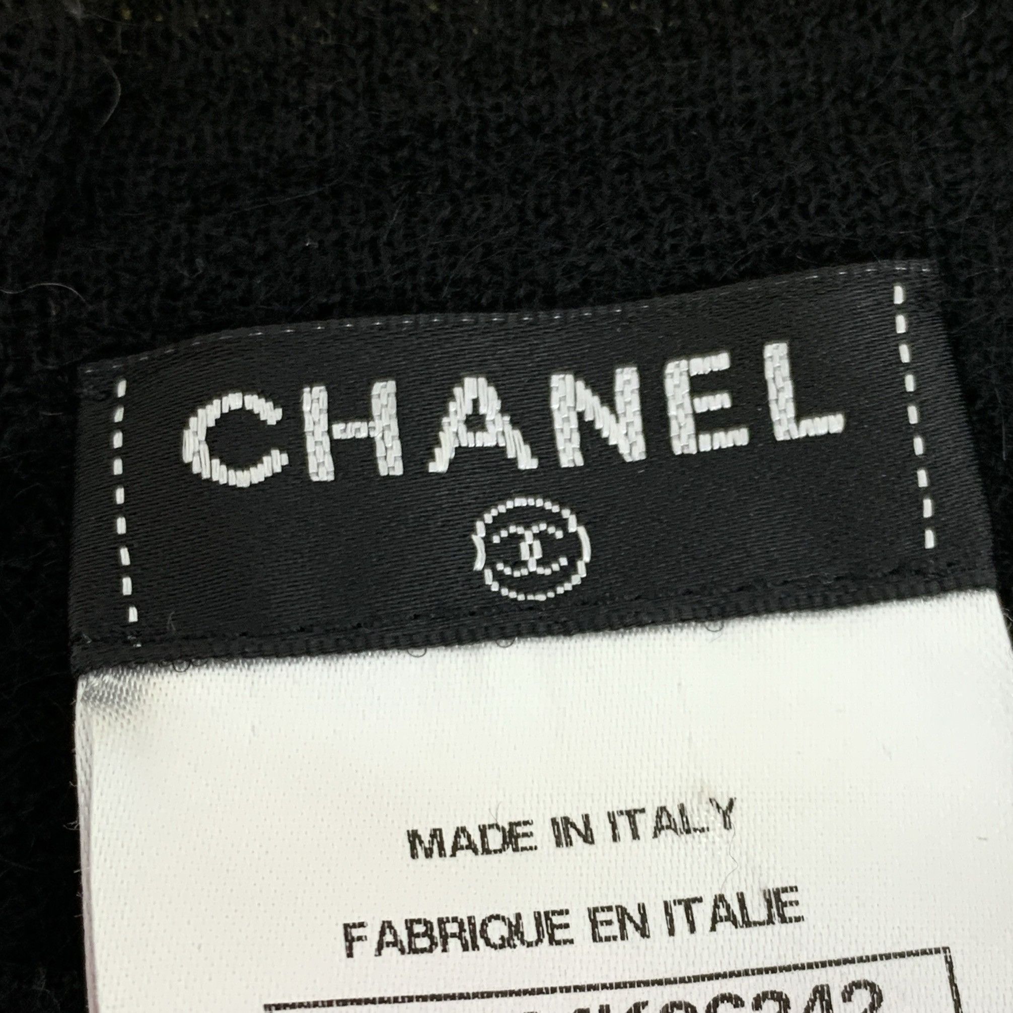 Chanel Chanel Beaded Mohair Distressed Knit Dress – Black (Size XS) Size XS / US 0-2 / IT 36-38 - 2 Thumbnail