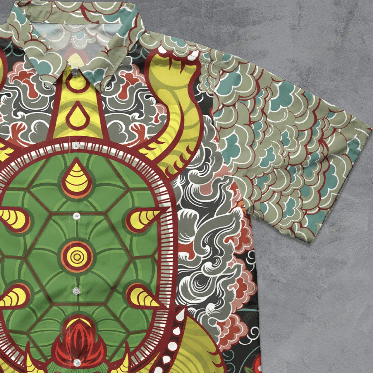 The Unbranded Brand Bowser Super Mario Old School Art Button Down Shirt Size US M / EU 48-50 / 2 - 1 Thumbnail